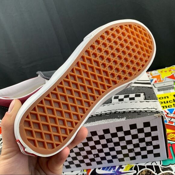 Vans Slip On Asphalt Pomegranate Women's Various Sizes - Picture 4 of 12